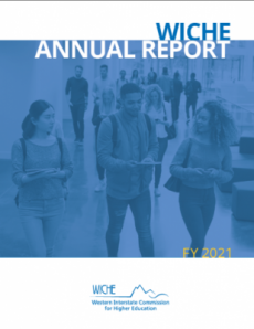 WICHE Annual Report front page