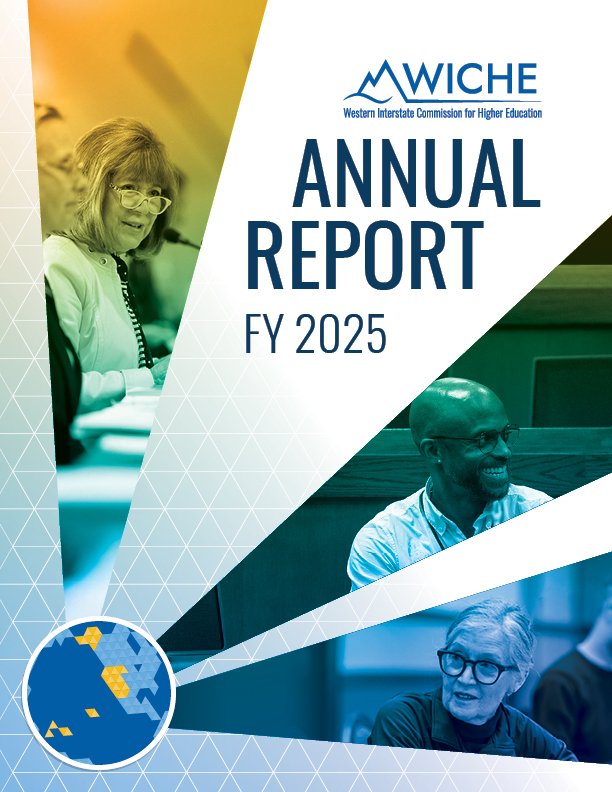 Cover art for FY 2025 WICHE Annual Report