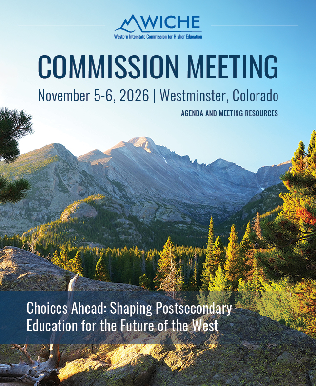 Cover art for Agenda Book: WICHE Commission Meeting, November 5-6, 2026